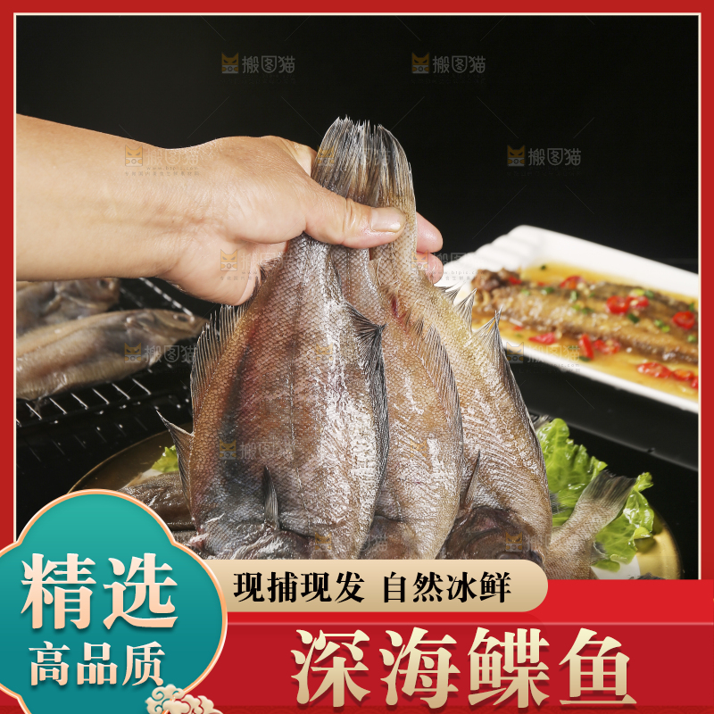 深底上的鲽鱼