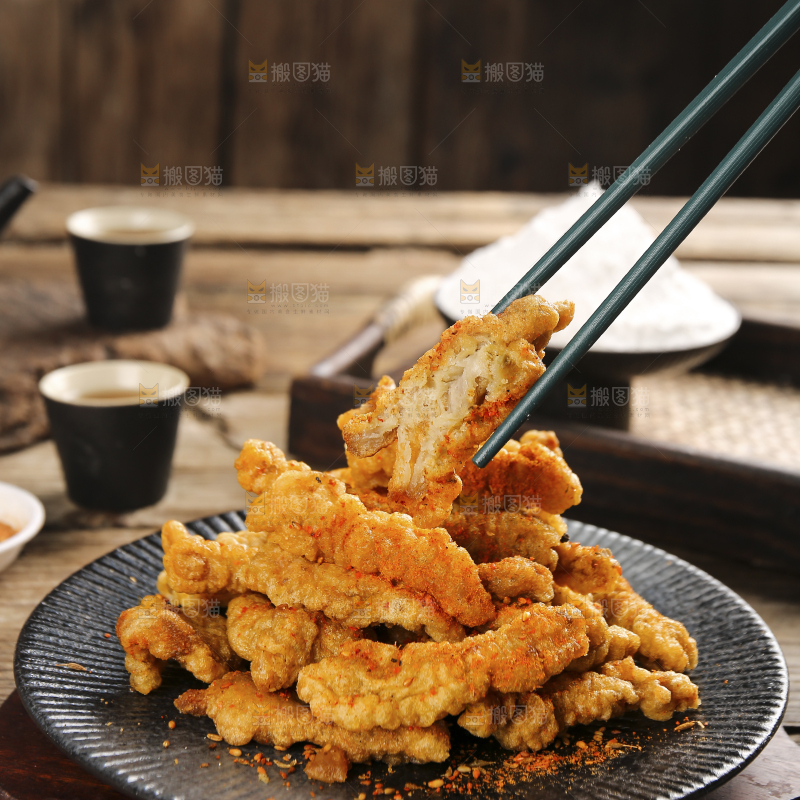 木底上的小酥肉