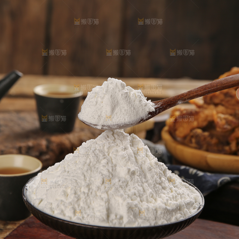深底上的豌豆淀粉