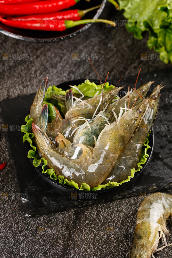 深底上的青岛大虾