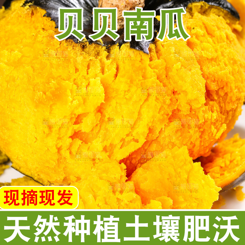 深底上的贝贝南瓜