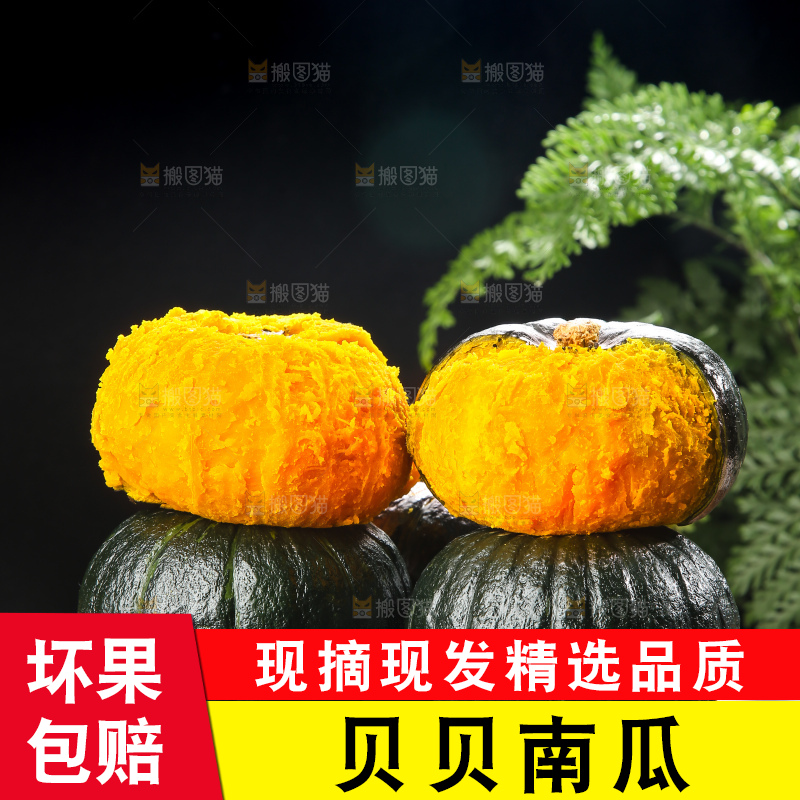 深底上的贝贝南瓜