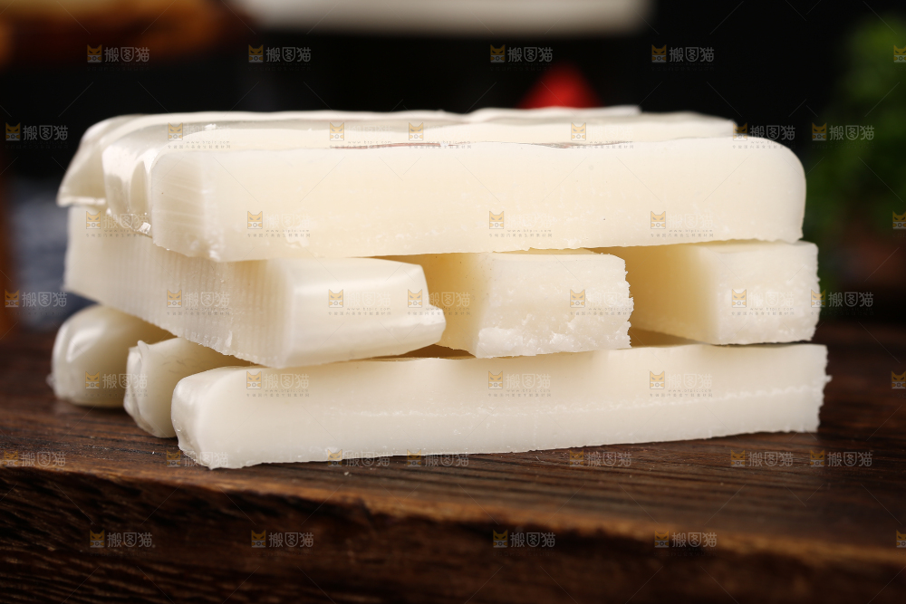 深底上的年糕