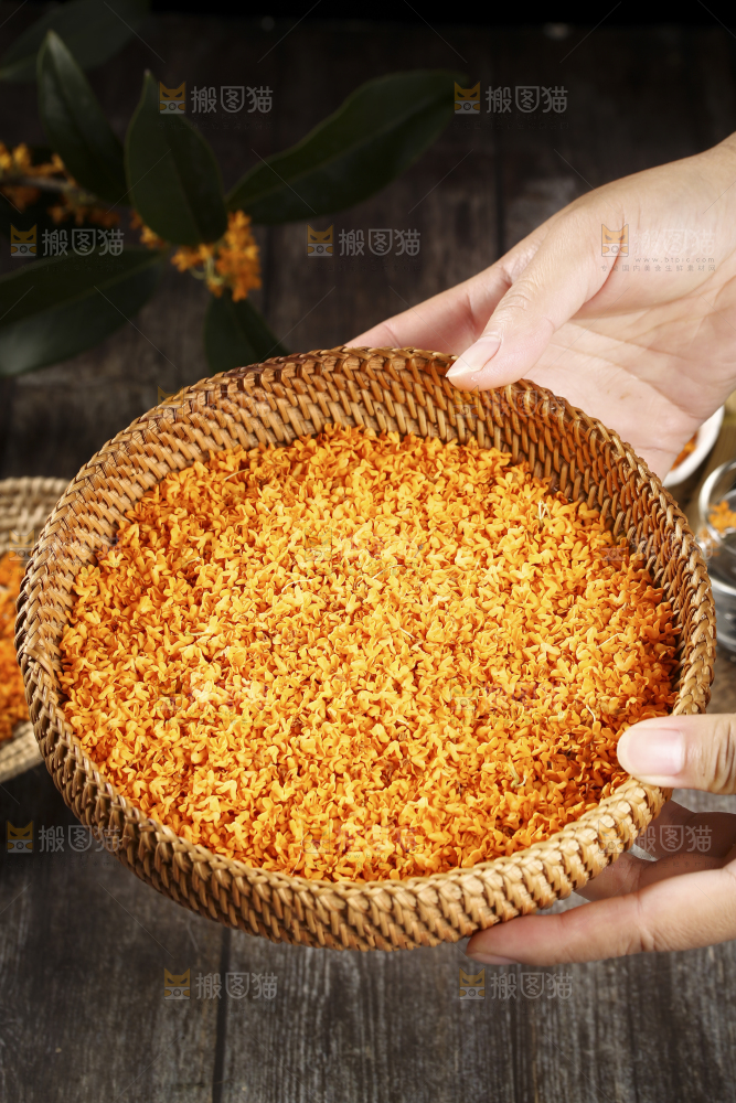 深底上的桂花