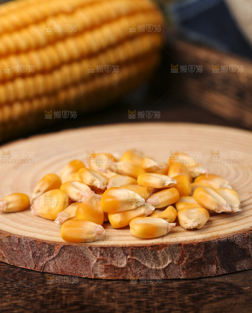 深底上的玉米碴