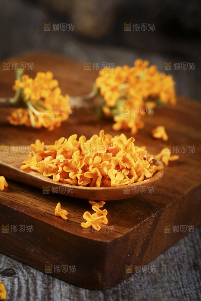 深底上的桂花