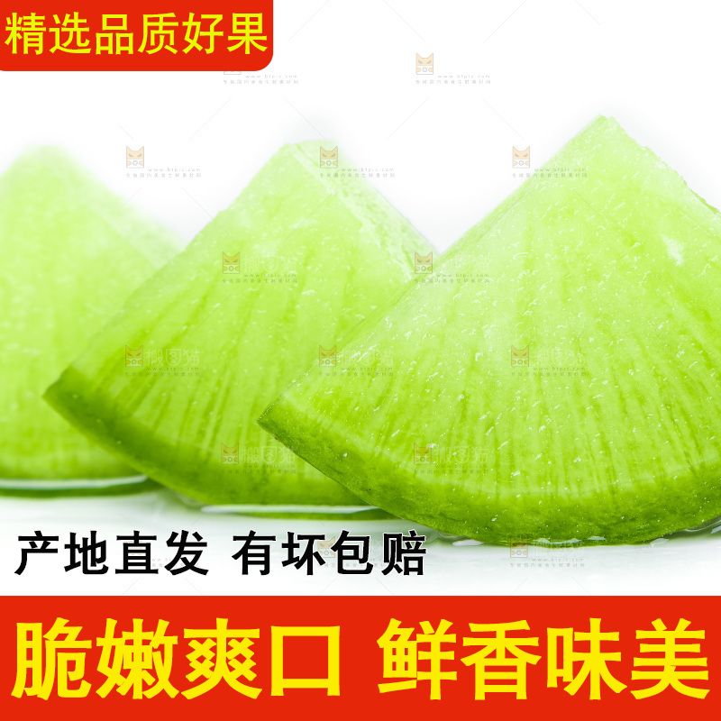 白底上的沙窝萝卜