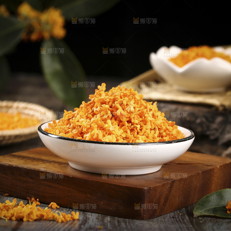 深底上的桂花