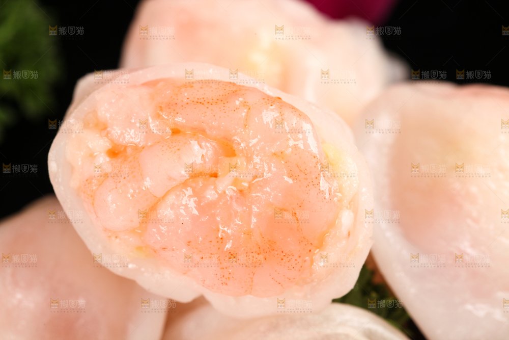 深底上的虾饺