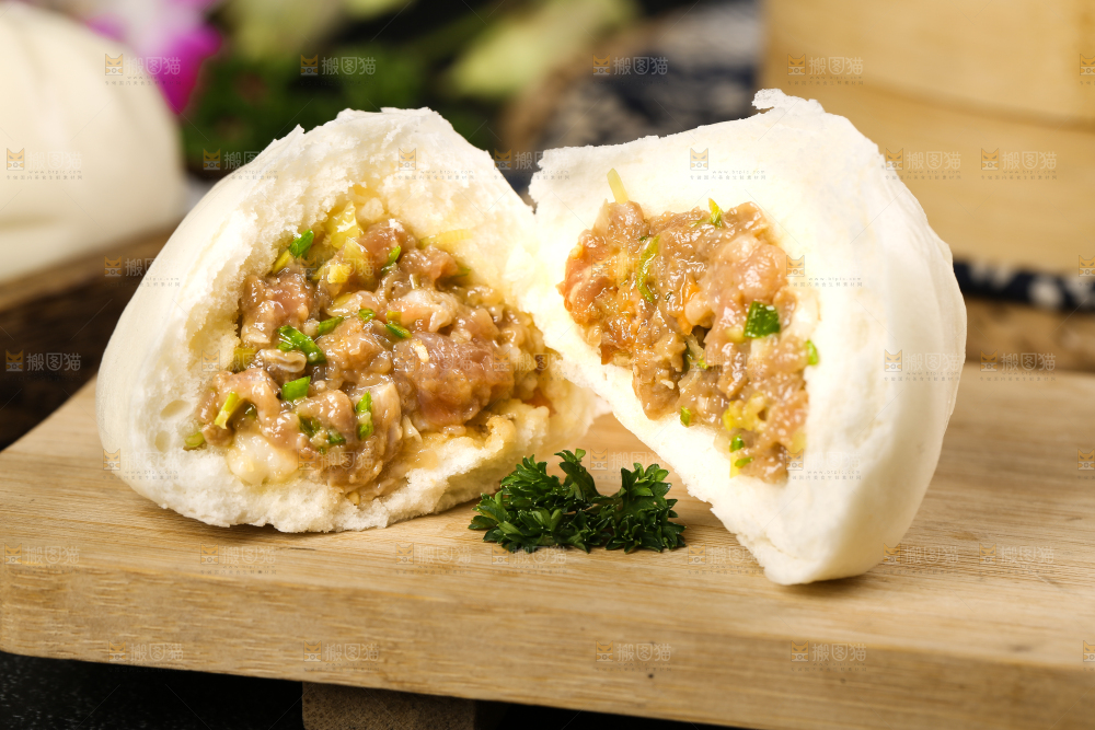 深底上的滑肉包