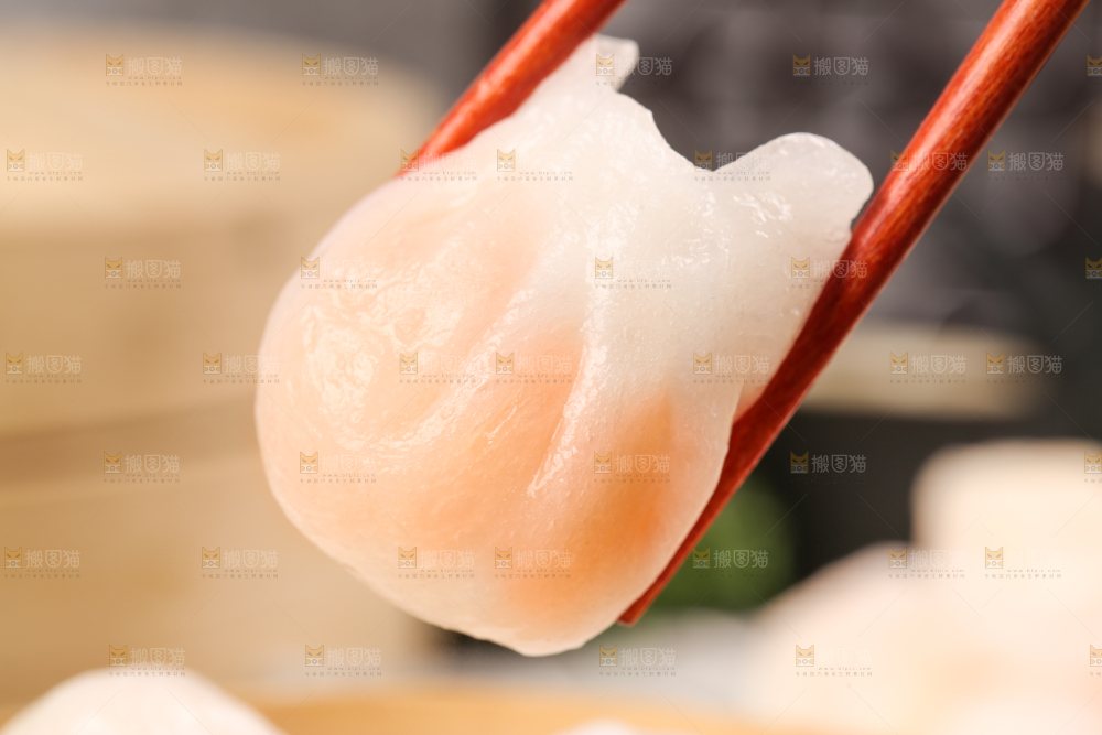 深底上的虾饺