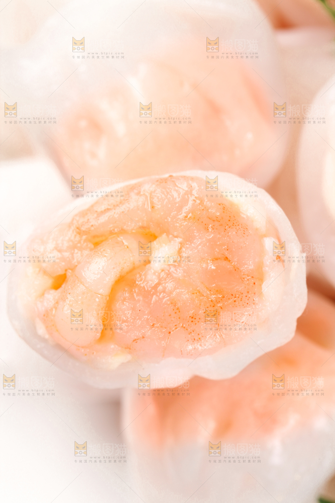 深底上的虾饺