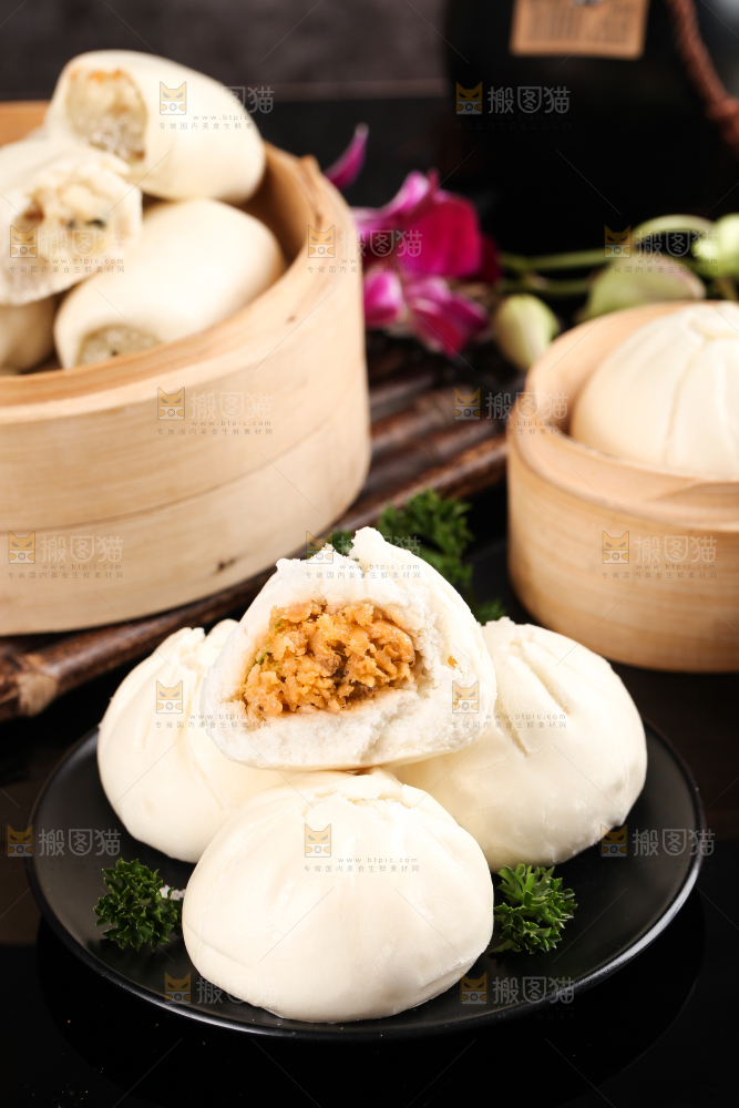 深底上的滑肉包