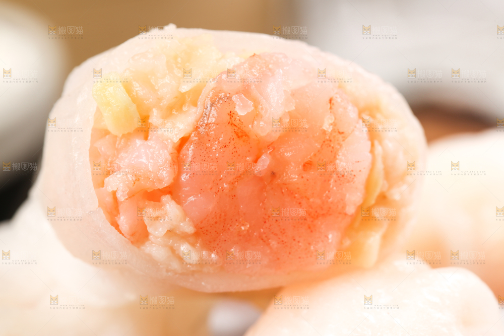 深底上的虾饺
