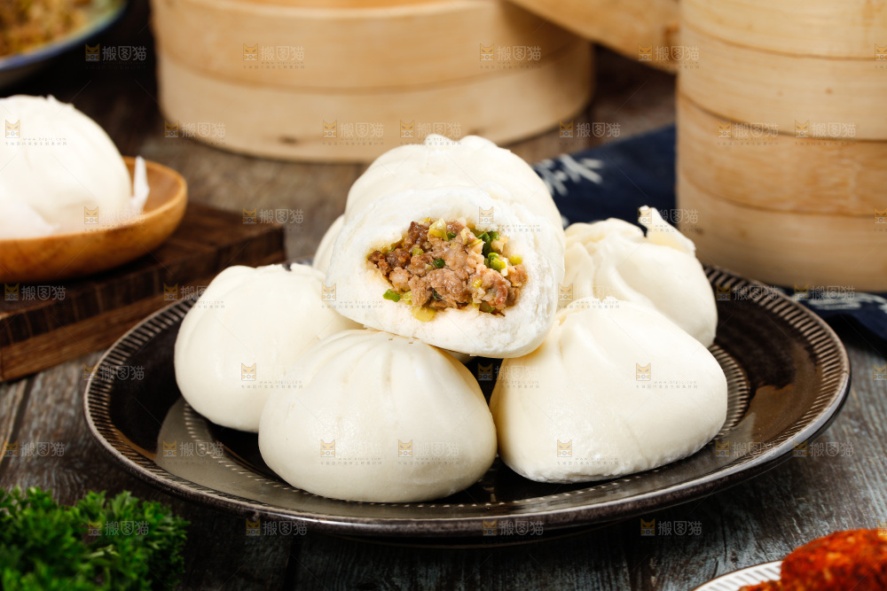 深底上的滑肉包