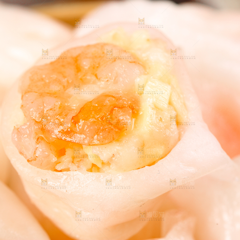 深底上的虾饺