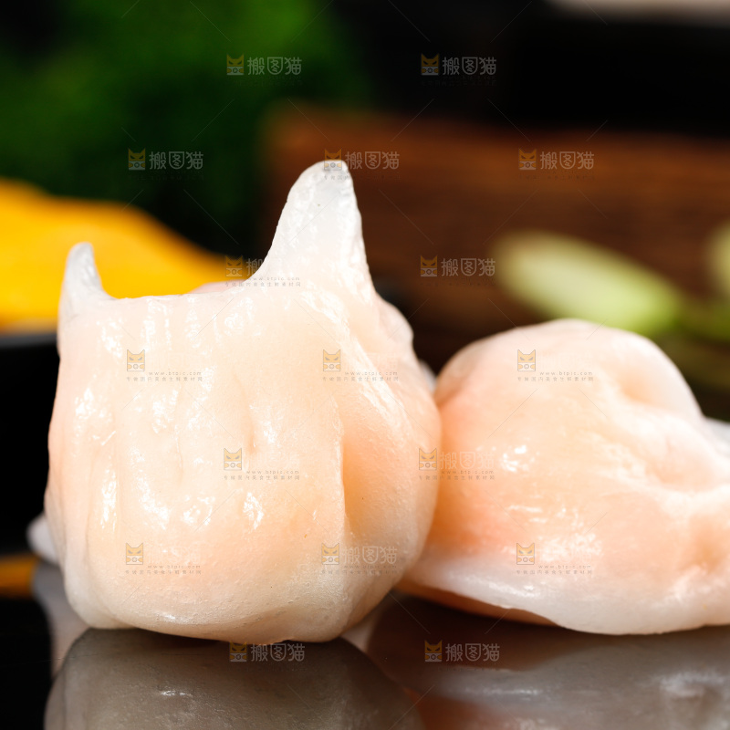 深底上的虾饺