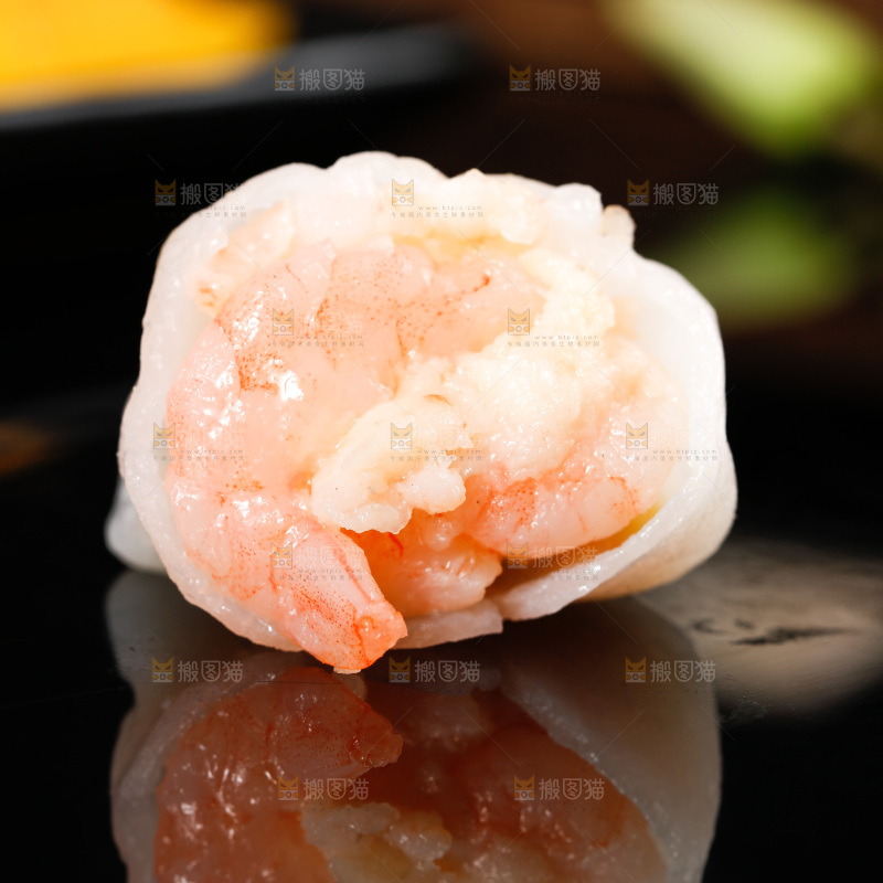 深底上的虾饺