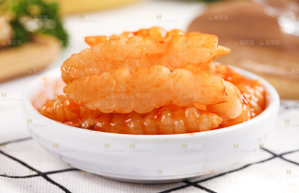 盘子里的红油宝塔菜