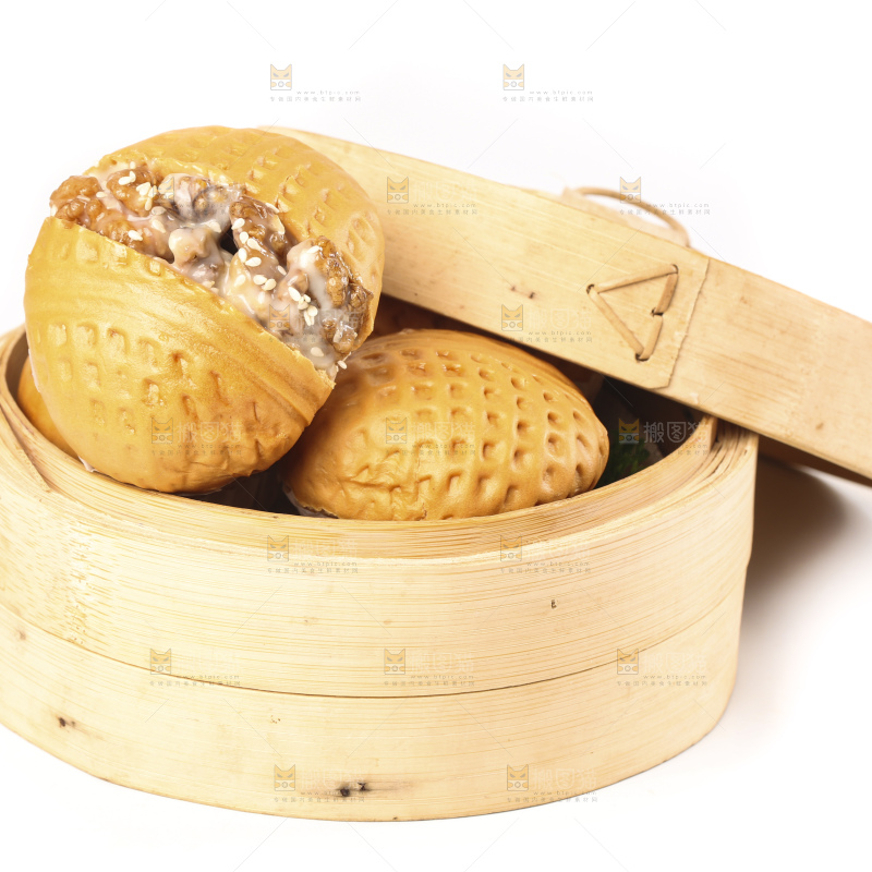 白底上的核桃包
