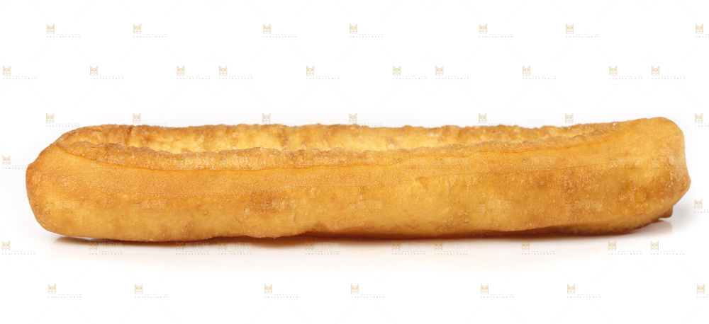白底上的香酥油条