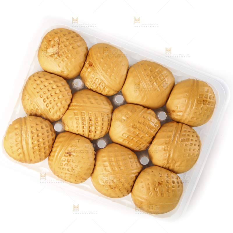 白底上的核桃包