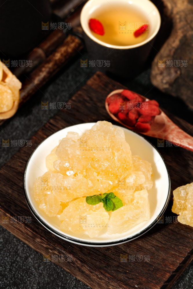 深底上的黄冰糖