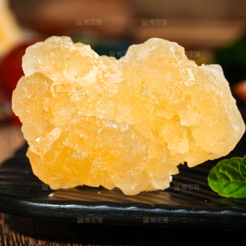 深底上的黄冰糖