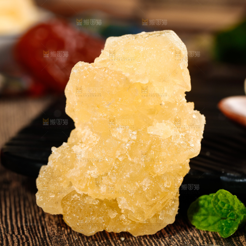 深底上的黄冰糖