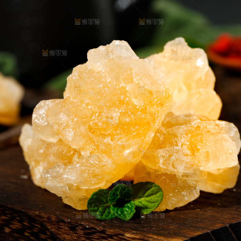 深底上的黄冰糖