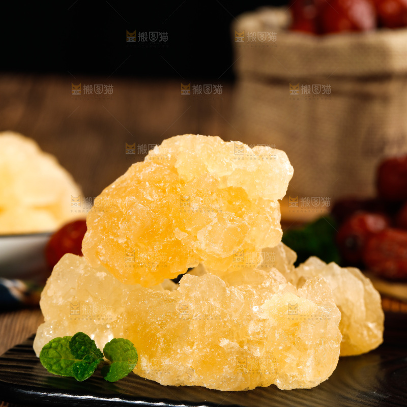 深底上的黄冰糖