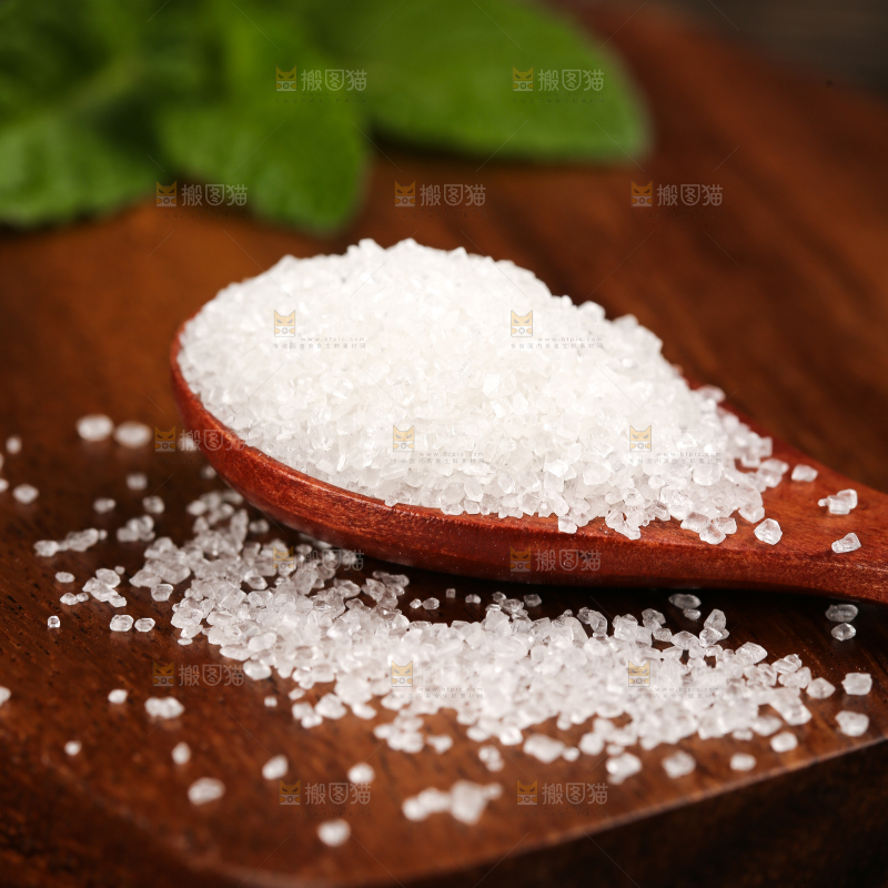深底上的白砂糖