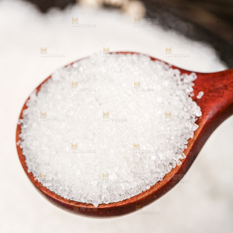深底上的白砂糖