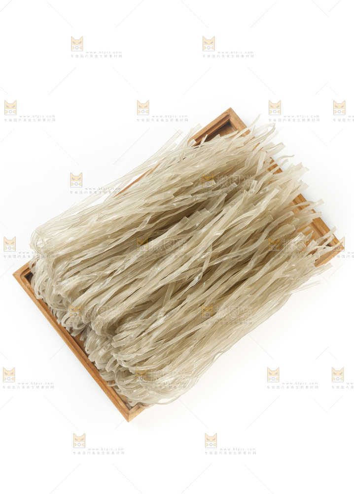 白底上的手工红薯粉