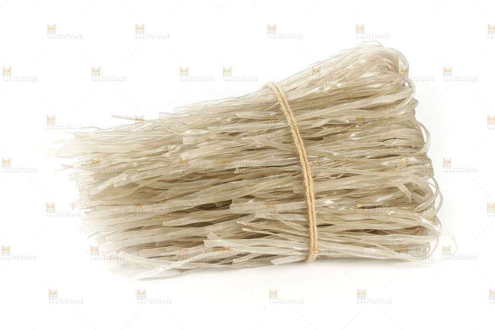 白底上的手工红薯粉