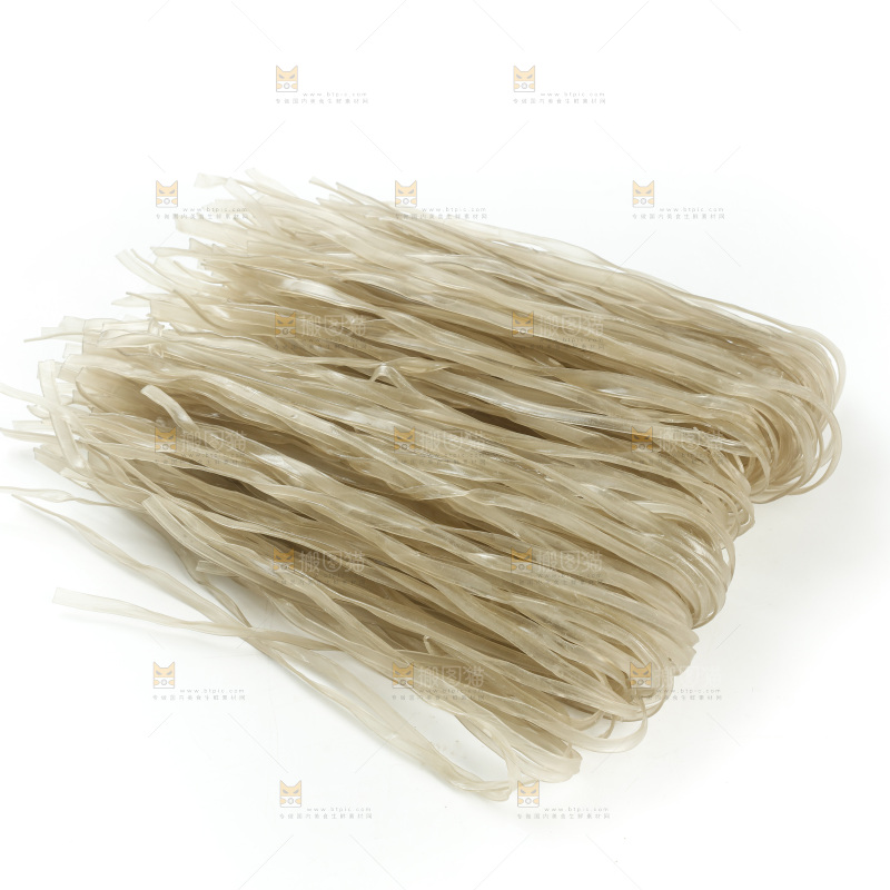 白底上的手工红薯粉