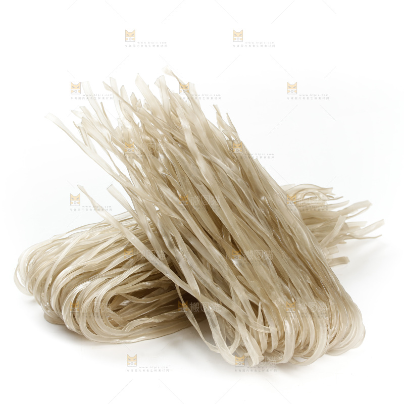 白底上的手工红薯粉