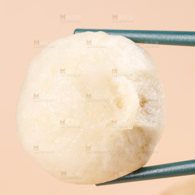 浅底上的发面小笼包