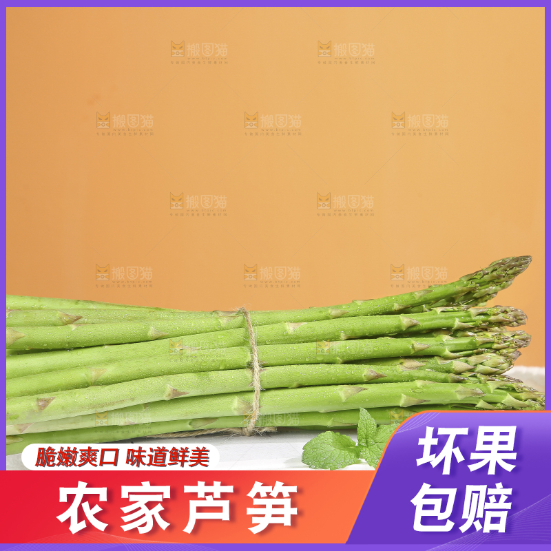 浅底上的青芦笋