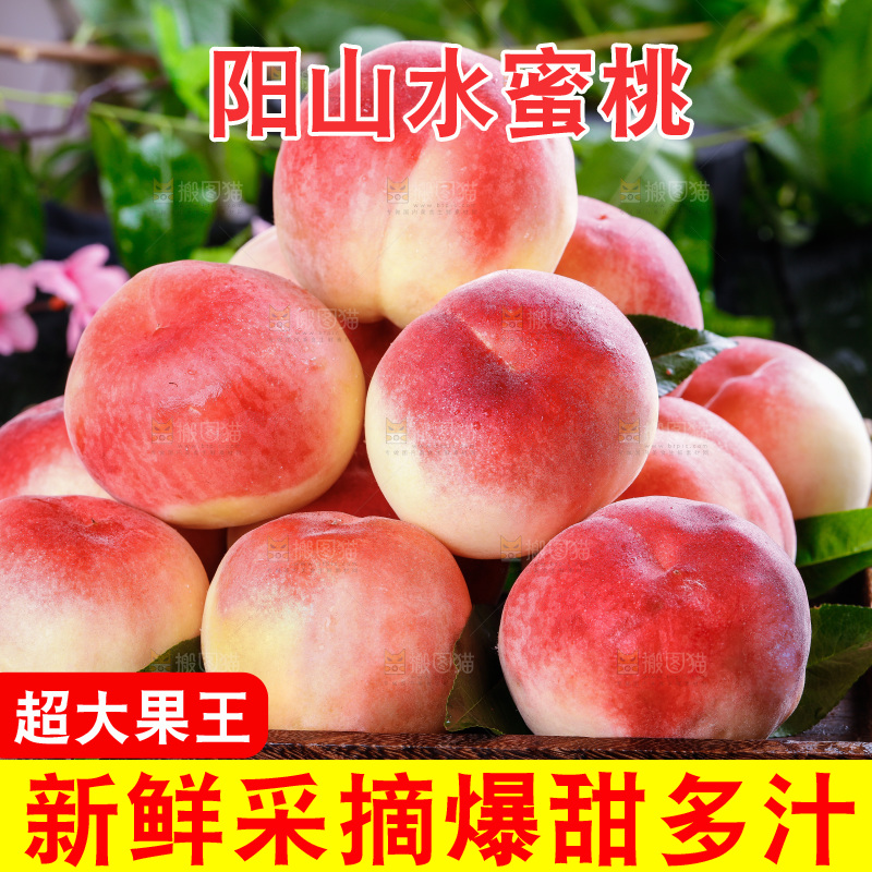 深底上的阳山水蜜桃