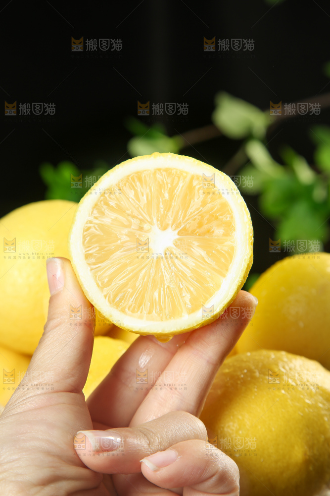 深底上的安岳黄柠檬