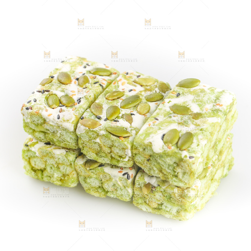 白底上的沙琪玛