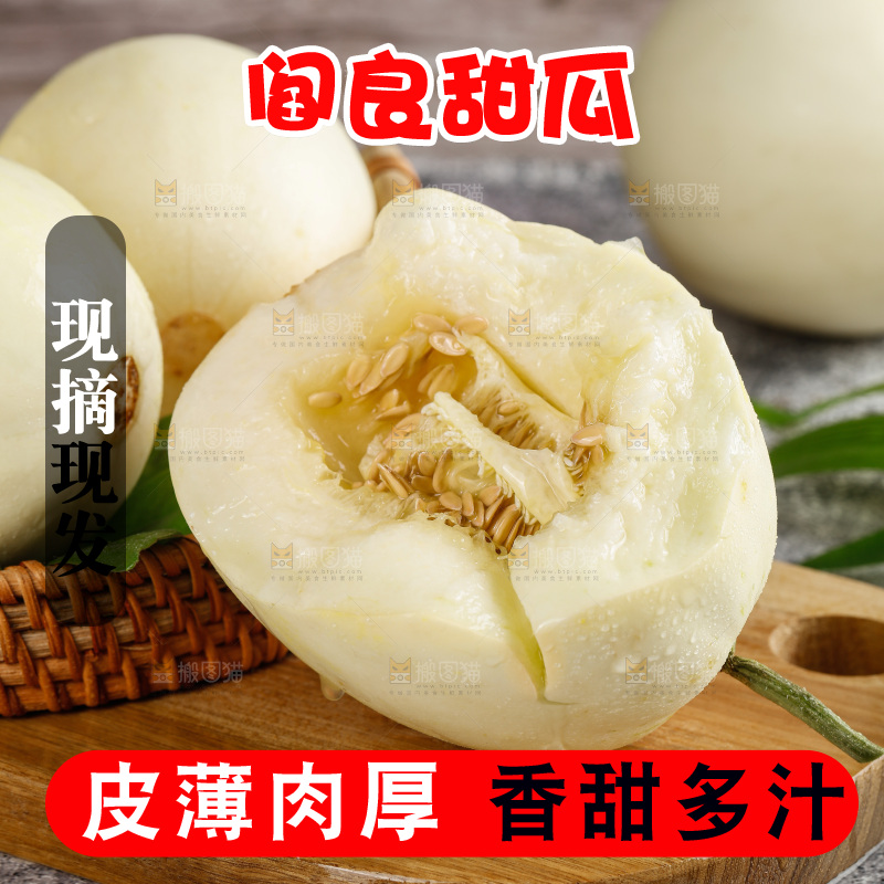 深底上的阎良甜瓜