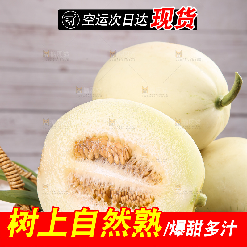 木底上的阎良甜瓜