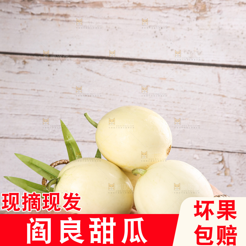 木底上的阎良甜瓜