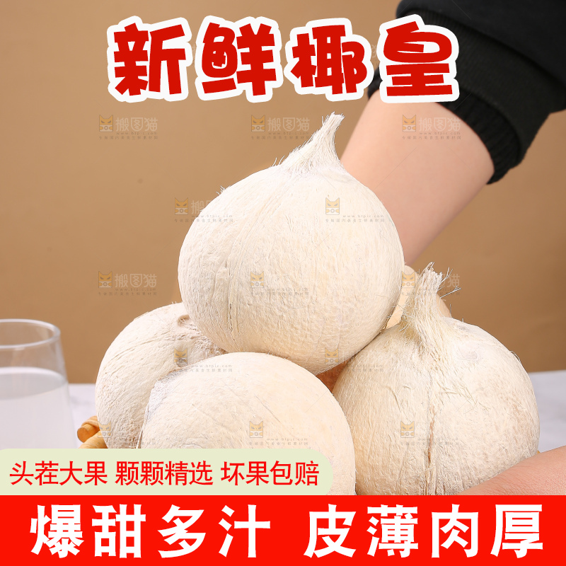 浅底上的牛奶椰皇