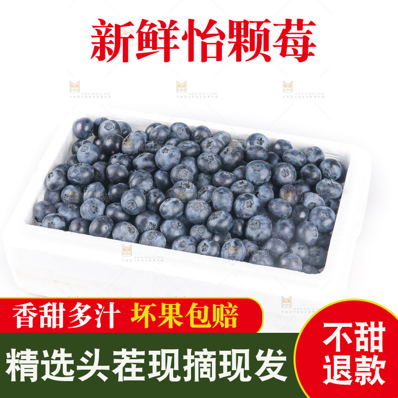 白底上的怡颗莓