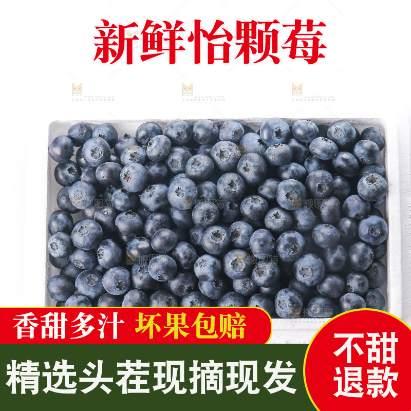 白底上的怡颗莓