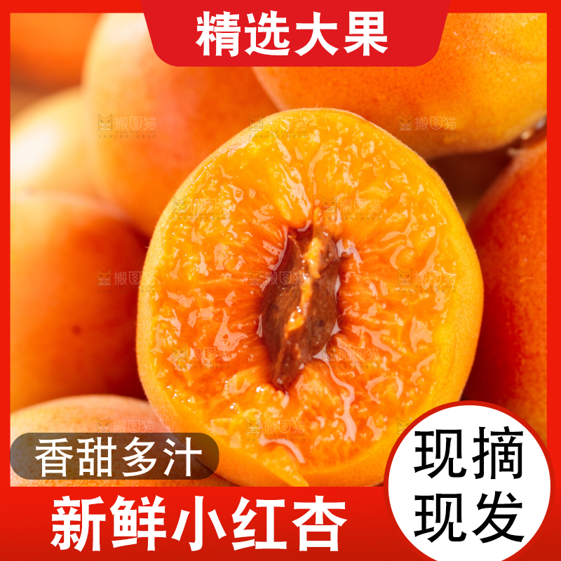 深底上的小红杏