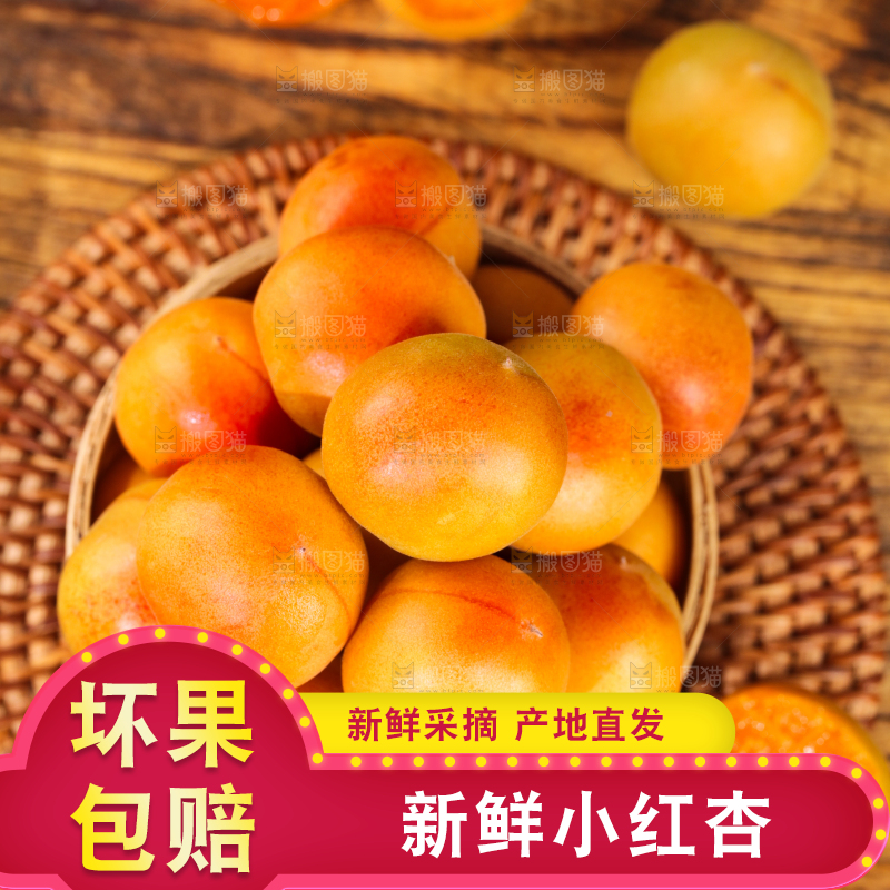 深底上的小红杏